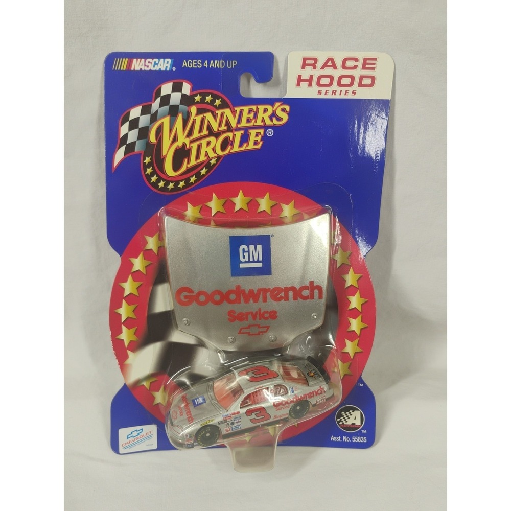 1:64 WINNERS CIRCLE 2001 1995‎ #3 GOODWRENCH SILVER DALE EARNHARDT SR RACE HOOD